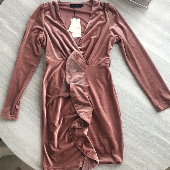 Dresses & Skirts - Velvet Ruffle Dress